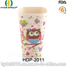 2016 ventas calientes Pretty Design Bamboo Fiber Cup (HDP-2011)